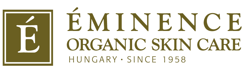 A logo of the company eminence organic skincare.